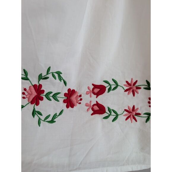 Janie and Jack Floral Cotton Embroidered Smocked Sundress size 6 - Picture 6 of 8